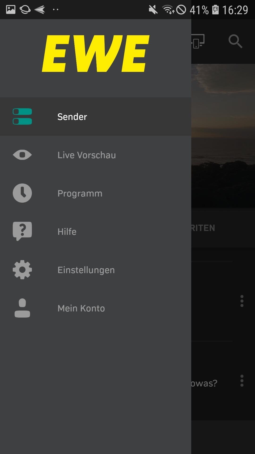 EWE TV App