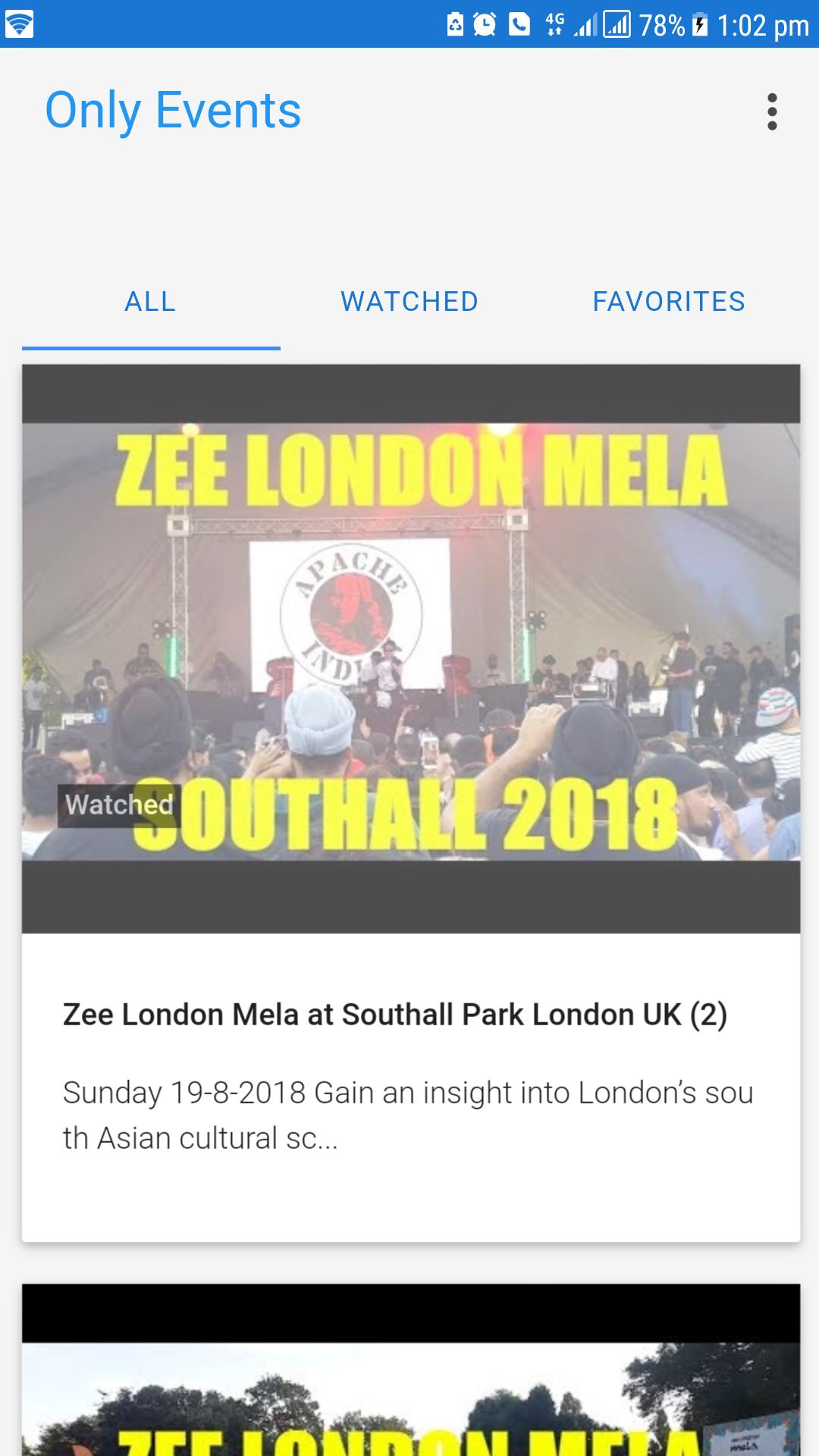 Only Events