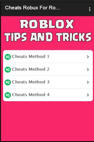 Cheats Robux For Roblox