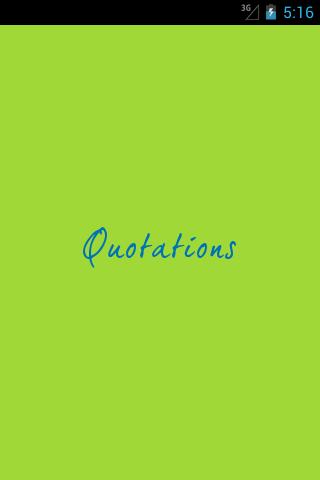 Quotations