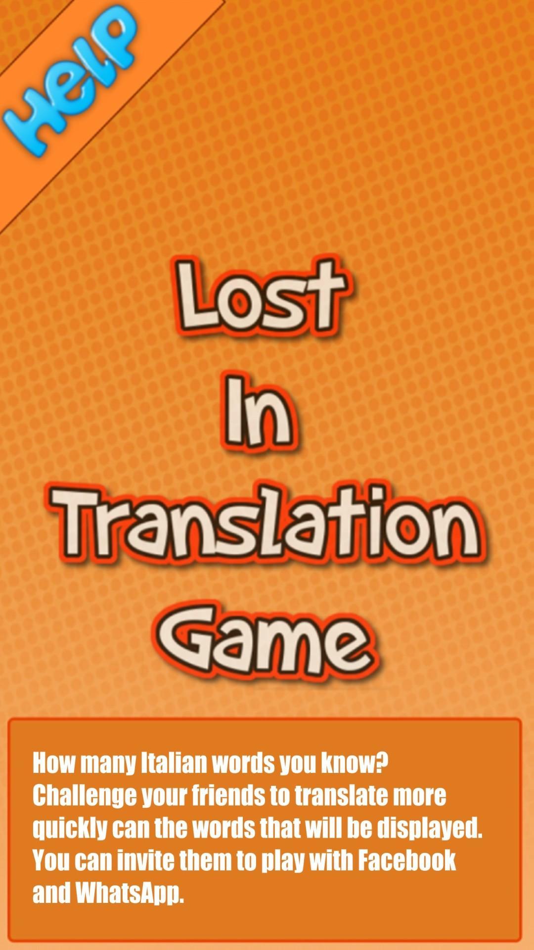 Lost in Translation Game avi indie