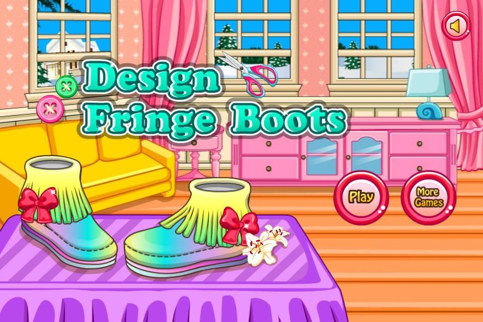 Design Fringe Boots