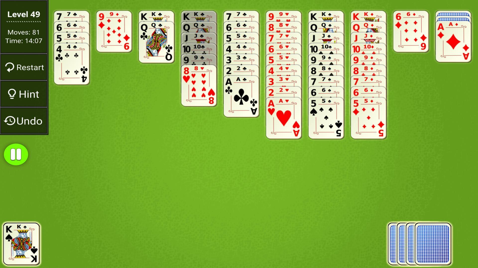 Spider Solitaire Epic