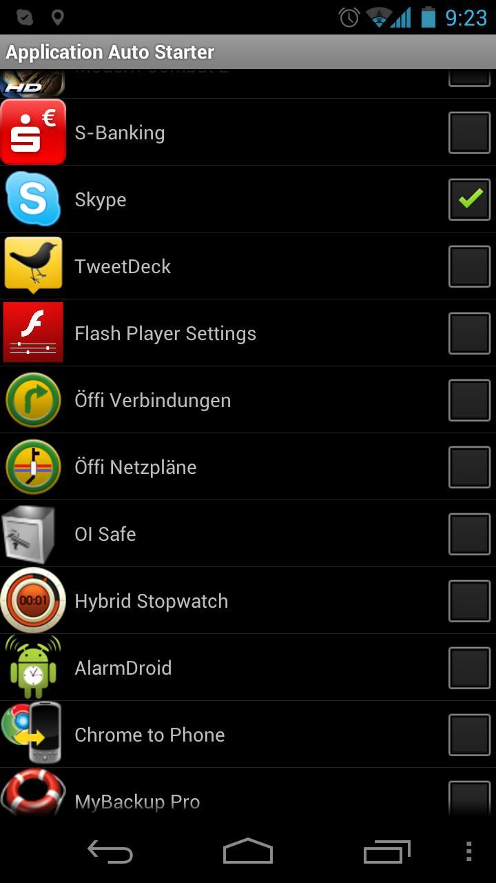 Application Auto Starter