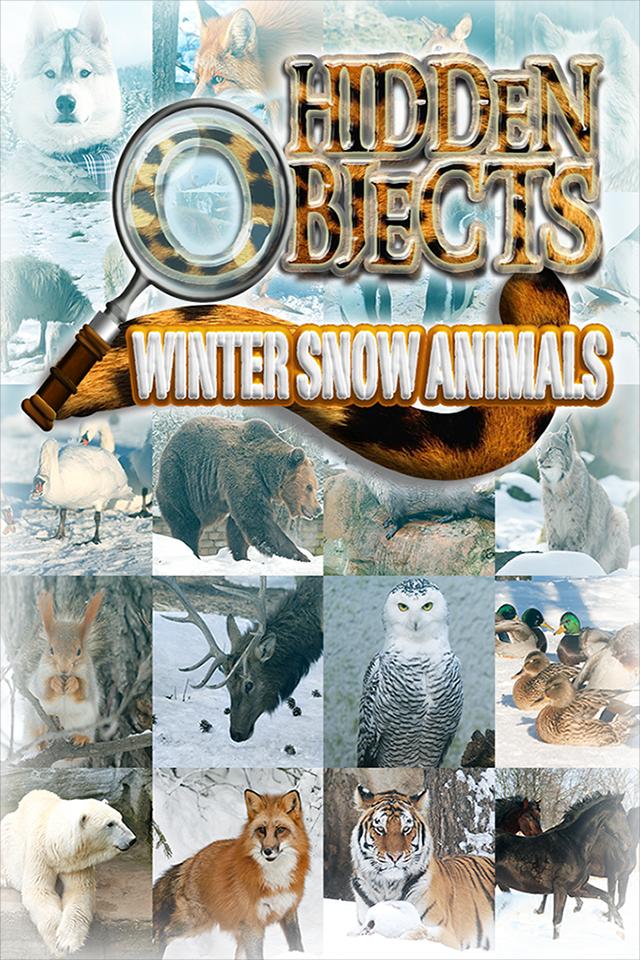 Hidden Object Winter Animals Holiday Objects Game