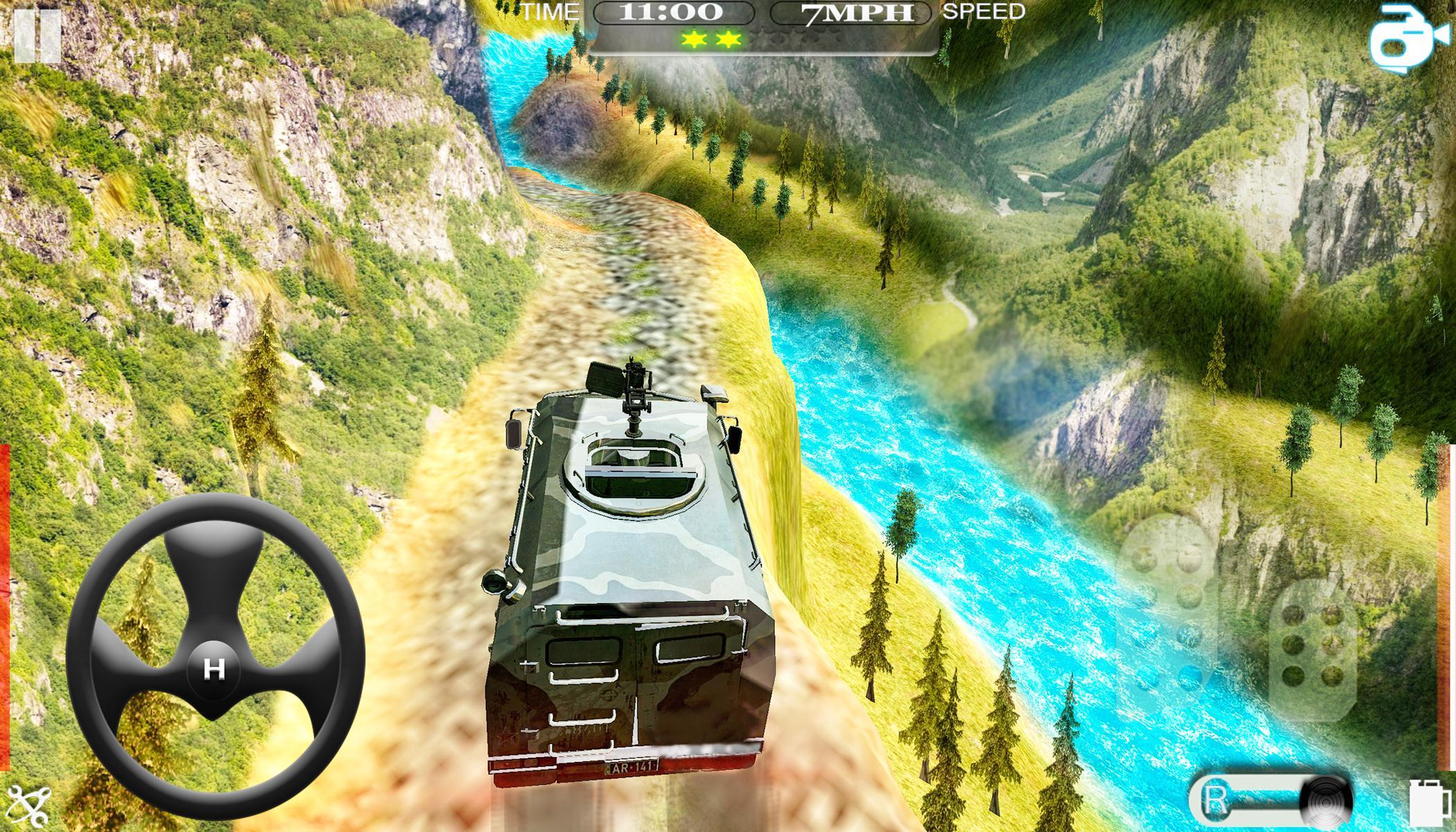 Army Truck Off-road Hill Climb