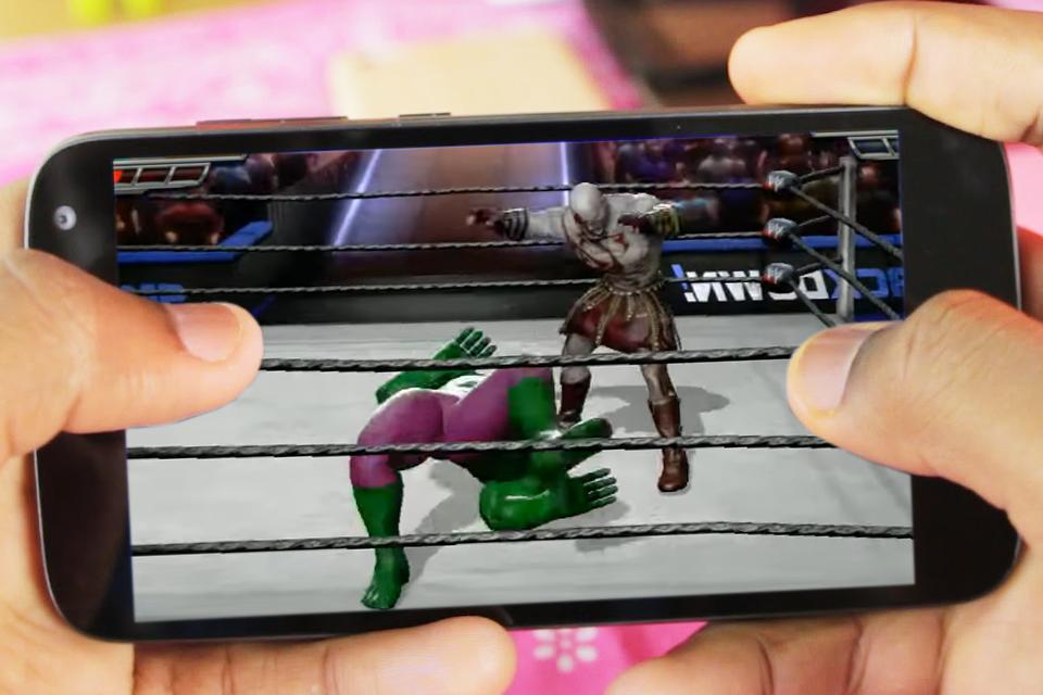 Wrestling Fight Kratos Vs Hulk