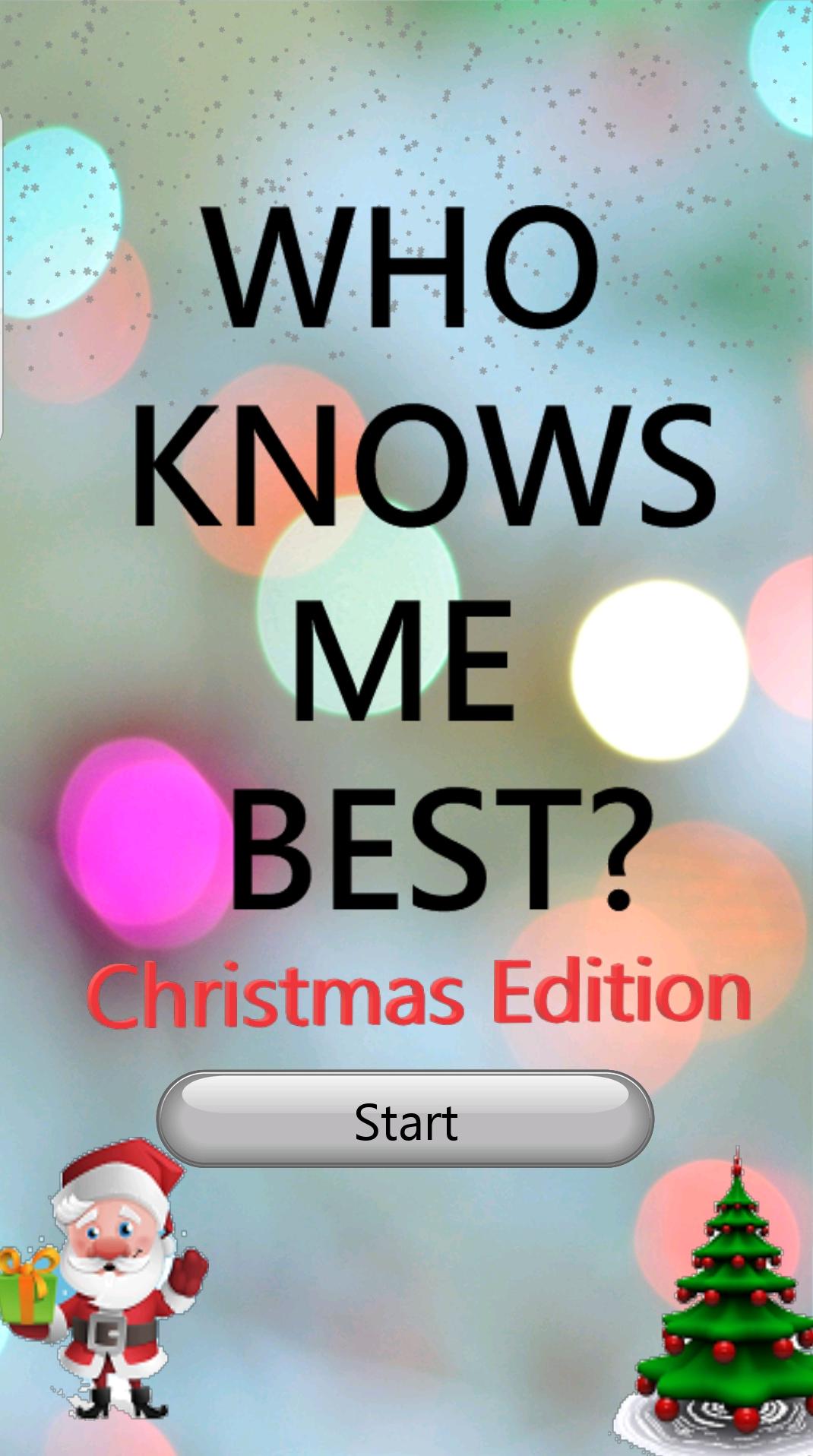 Who Knows Me Best: Ultimate BFF Quiz Christmas