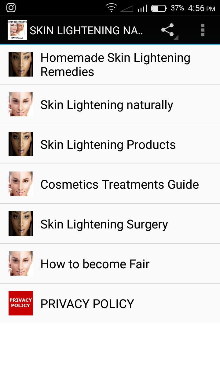 SKIN LIGHTENING NATURALLY