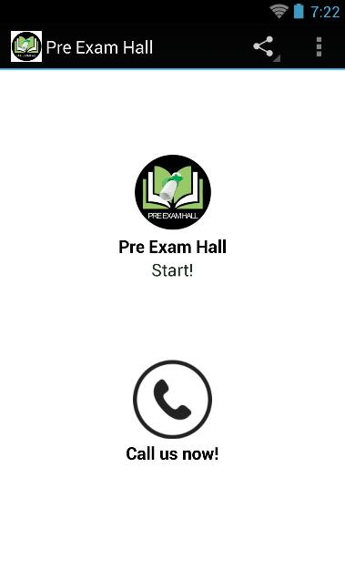 Pre Exam Hall