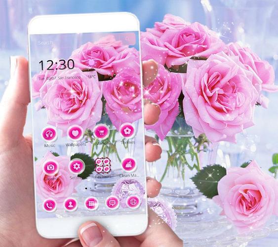 Pink Rose Love Theme