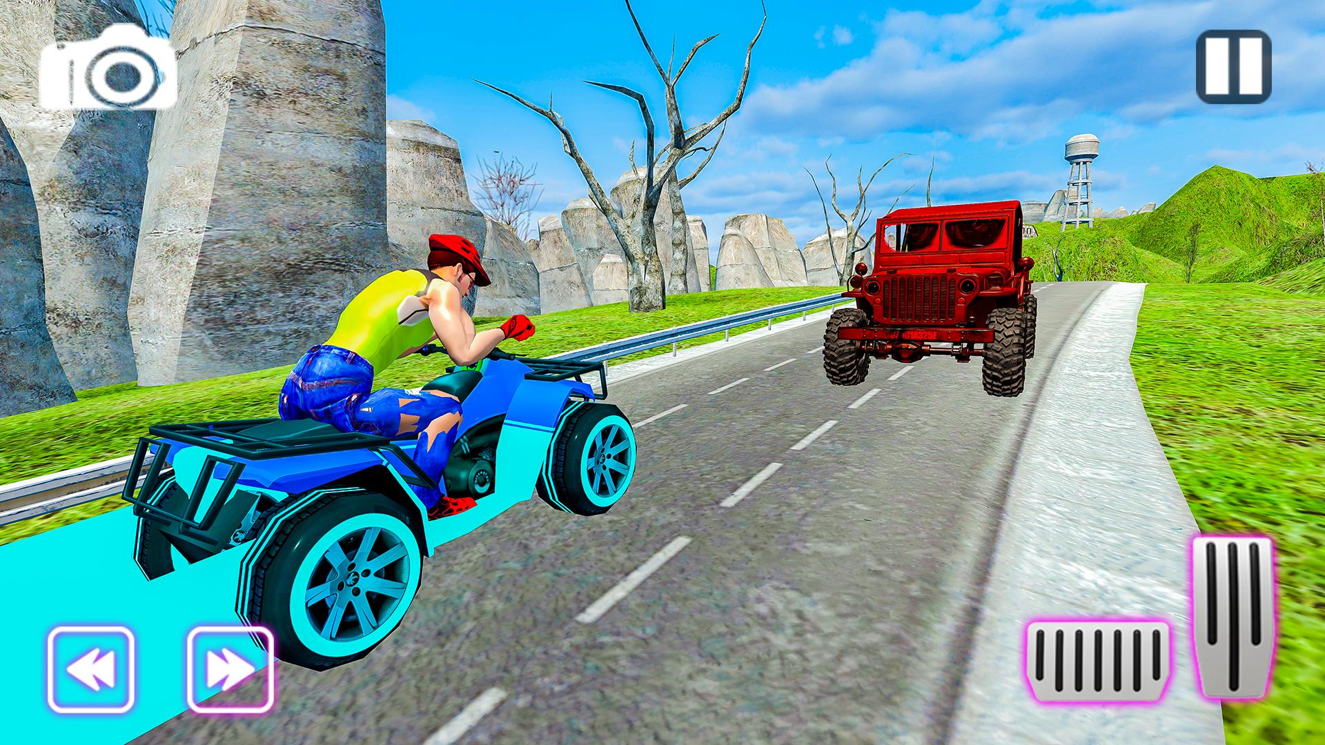 ATV Quad Bike Stunts Racing Game 2020