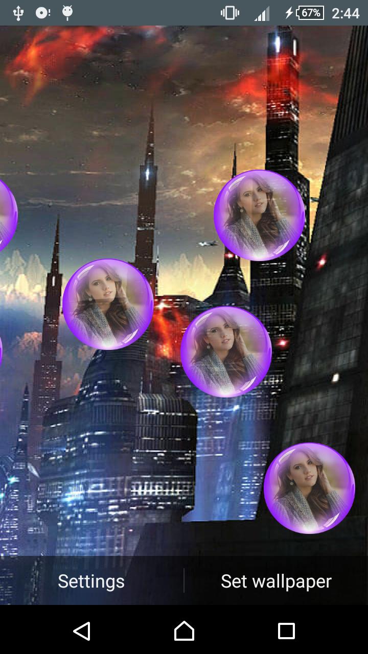 Space Colony Live Wallpaper