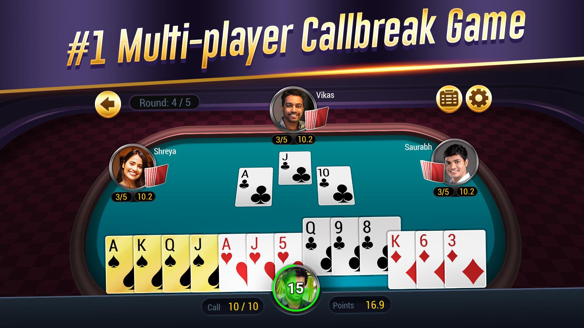 CallBreak Stars : Multiplayer Call Break Card Game